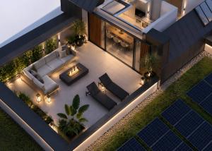 Appartement de 3,5 pièces en attique avec ascenseur et grande terrasse privative