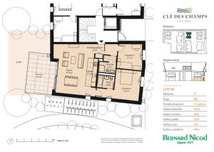Appartement 3.5 pièces avec jardin et terrasse de 54 m²