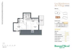Appartement de 2,5 pièces avec balcon – Idéal pour un investissement