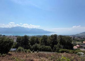 Terrain constructible avec vue lac panoramique
