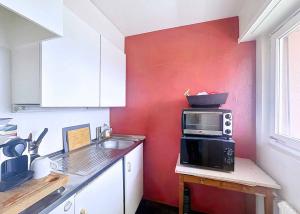 Appartement de 1 pièce - 33.5 m2 avec grand balcon et garage box