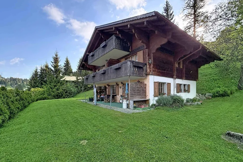 Grand chalet de 3 appartements avec vue panoramique