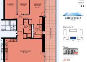 Superbe appartement neuf de 4,5 pièces de haut standing avec vue sur le lac !