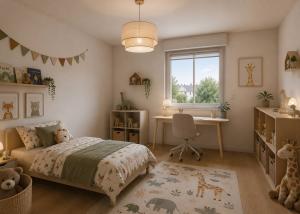 Spacieux appartement de 3,5 pièces sous combles avec balcon