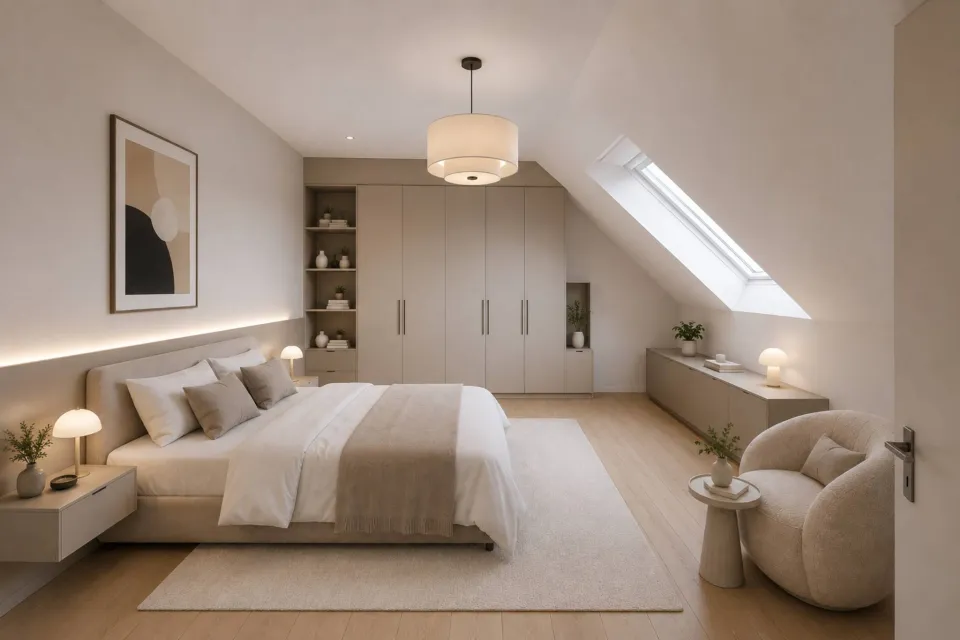 Attique de 3,5 pièces avec balcon