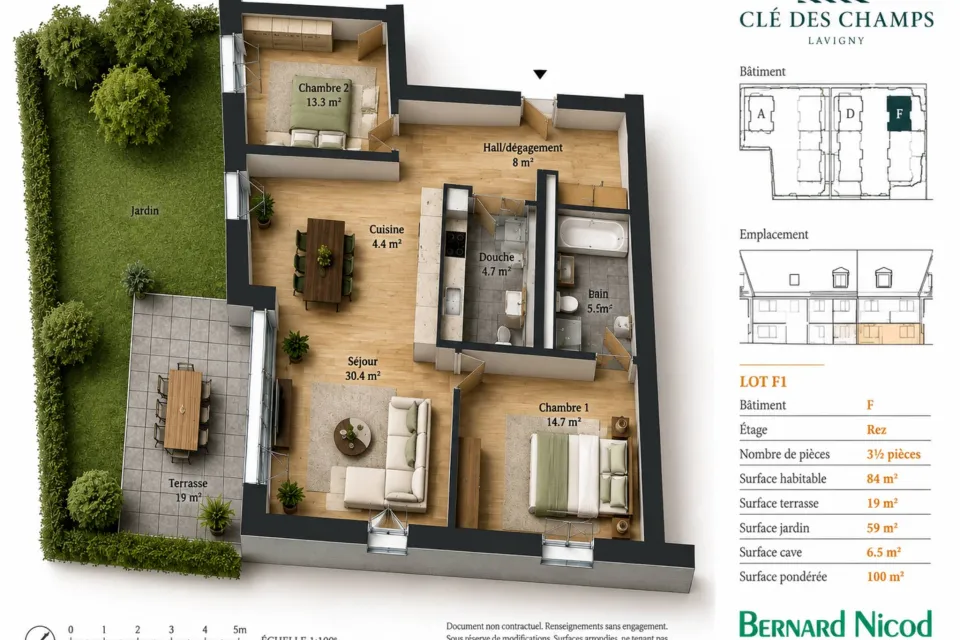 Nouvelle Promotion! Appartements de 3.5 à 5.5 pièces avec terrasses et balcons 
