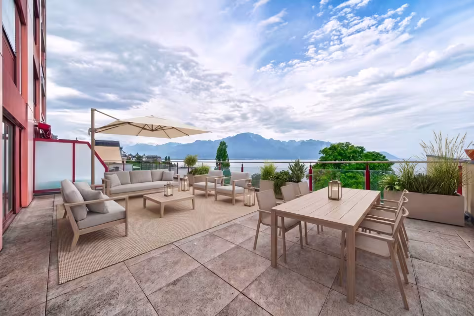 Montreux : appartement de 4,5 pièces avec vue imprenable sur le lac