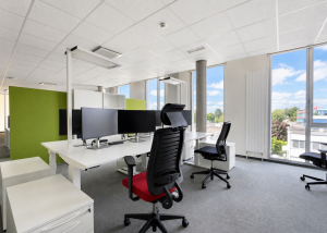Grande surface de bureaux moderne et modulable