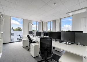 Grande surface de bureaux moderne et modulable
