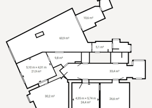 Bureaux dans le beau quartier de la Paix à Lausanne