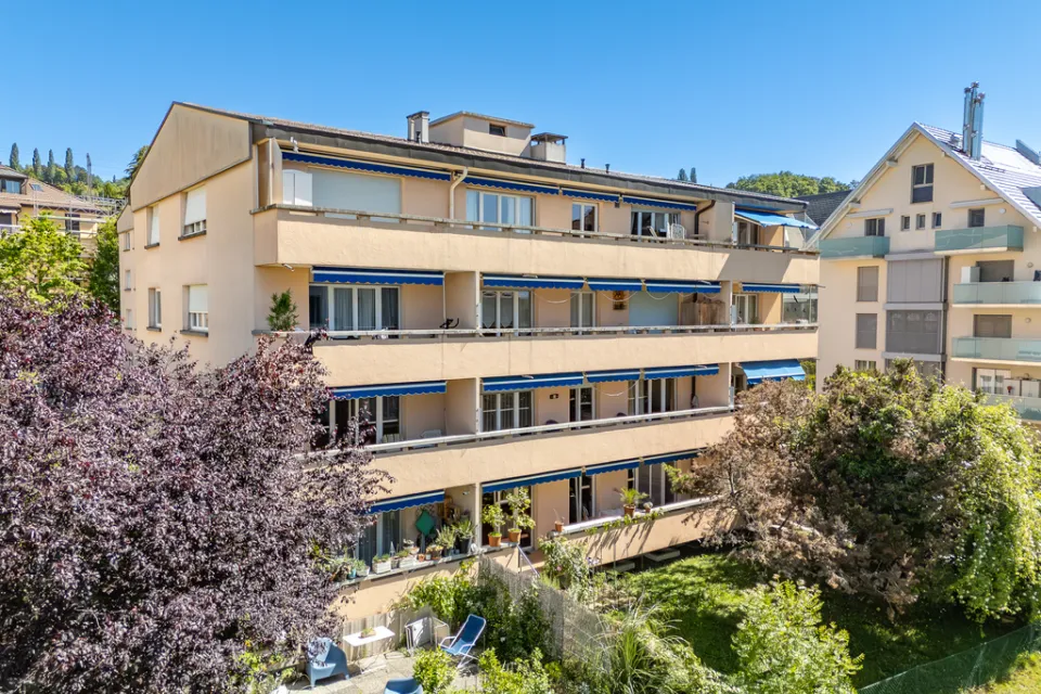 Appartement de 3.5 pièces au rez situé en plein coeur de Pully
