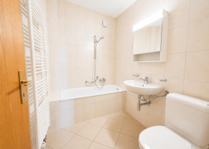 Appartement de 3 pièces au 1er étage d'un immeuble de village