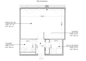 Studio rénové à Thônex
